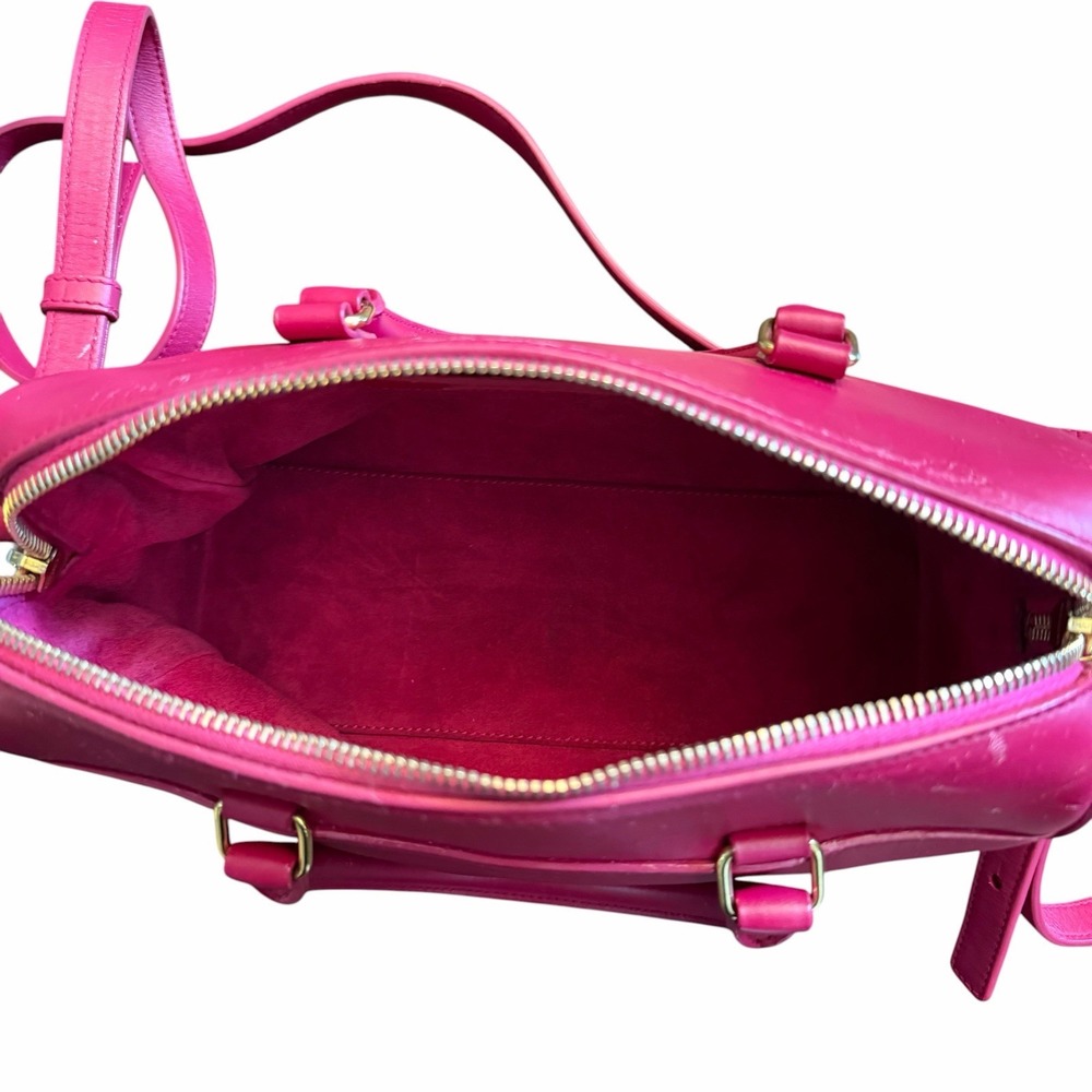 Saint Laurent Paris Baby Duffle Shoulder Bag Pink Red - Picture 4 of 5